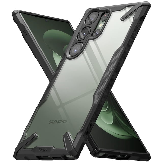 Funda Protectora Resistente Ringke Fusion-X Negra Compatible Samsung Galaxy S23 Ultra 5G