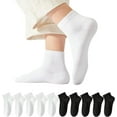 thumbnail image 4 of ShengRui Mens Multi-Pack Cotton Socks Thin Breathable Summer Comfort Low Cut Socks, 4 of 7