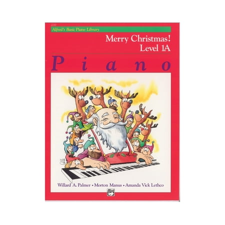 - Alfred 00-2210 Basic Piano Course- Merry Christmas Book 1A - Music Book