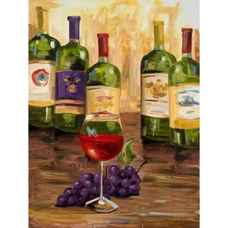 Chianti II Stretched Canvas - Heather A French-Roussia (11 x