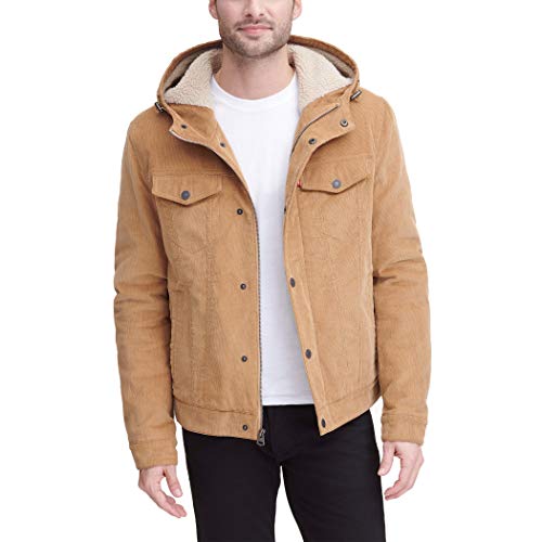 Levi's Men's Corduroy Sherpa Hooded 