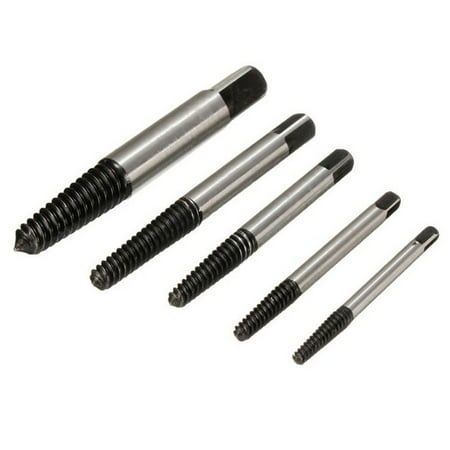 

5PCS Screw Extractor Auto Repair Tool Portable Vanadium Steel Breakage Screw Extractor with Strorage Box