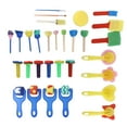 thumbnail image 4 of Foam Brush, Kids Paint Brushes Long Lasting Colorful Portable Safe Non-  For Drawing Tools, 4 of 8