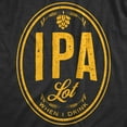 thumbnail image 2 of Mens IPA Lot When I Drink T Shirt Funny Craft Beer Lover Drinking Graphic Tee Graphic Tees, 2 of 9