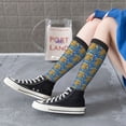 thumbnail image 3 of Lsque Sea Turtle Printed Crew Socks Men's Women's LightWeight Thin Casual Calf Socks ,Knee High Socks,Cotton Socks, 3 of 9