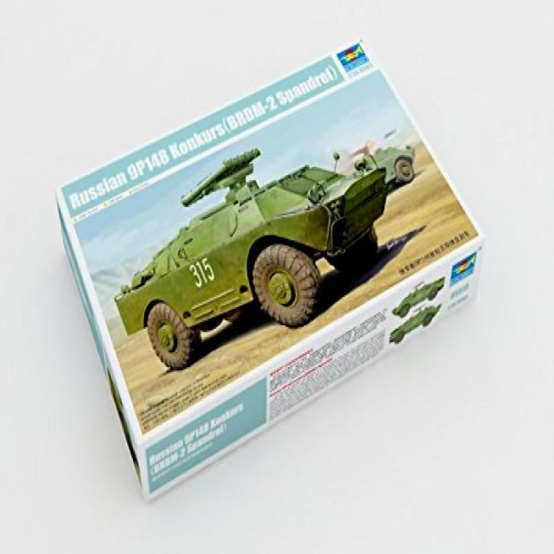 Trumpeter Russian 9p148 Konkurs Brdm2 Spandrel Armored Vehicle Model Kit 1/35 for sale online