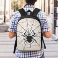 thumbnail image 5 of Uemuo Spiders On The Web 1 Printed Durable 17-inch Student Backpack - Lightweight, Waterproof, Adjustable Straps, Ideal for School, Work, Travel, 5 of 5