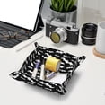thumbnail image 6 of Valet Tray, cool Black white bats Faux Leather Desk Tray Vanity Tray Night Stand Organizer Catch All Tray Key Bowl for Entryway Table, Elegant Valet Tray Storage for Men Women, 6 of 7