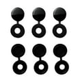 thumbnail image 3 of 100 Piezas de Plástico Macarena con Bisagras Tornillo para Decoración de Muebles Negro, 3 of 5