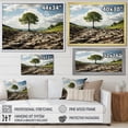 thumbnail image 4 of Designart "Green Tree In landscape" Landscape Trees Canvas Wall Art, 4 of 5