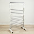 Everyday Home Durable Stainless Steel and Plastic Clothes Drying Rack