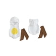 thumbnail image 2 of Cjfdfy Newborn Baby Boy Girl Halloween Animal Costume Infant Baby Fox Puppy Dog Frog Poached Egg Costume Fall Winter Sleeveless Hooded Zipper Romper Leg Warmers Set Toddler Halloween Cosplay Outfits, 2 of 9