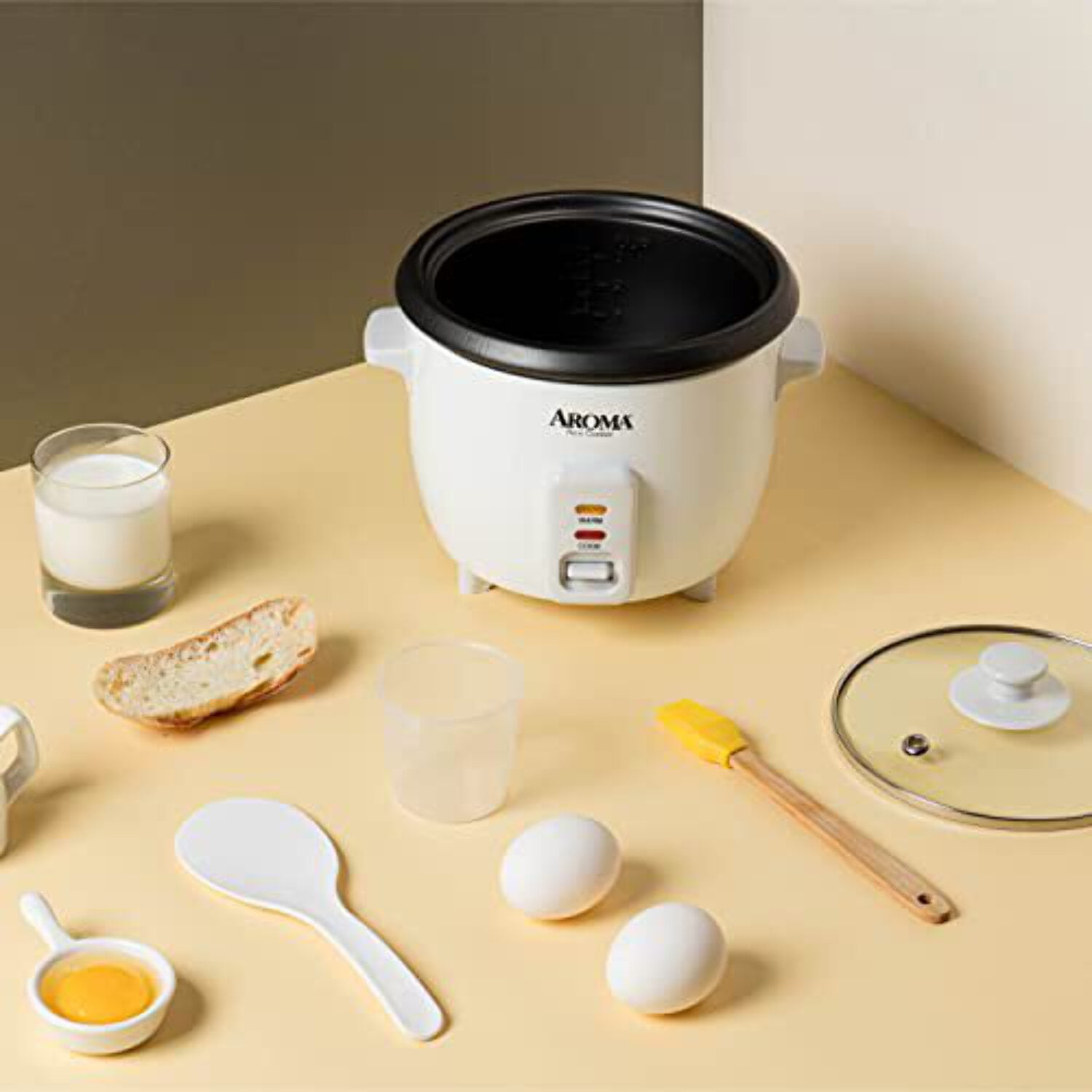 Aroma Houseware ARC-6106AB 6 Cup Japanese Style Rice Cooker Food