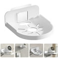 thumbnail image 4 of KAKOWELY Wall Mount Floating Shelf No Punching Security Camera Support Bracket Speaker Rack,4.72"X3.74"X1.38", 4 of 5