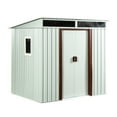 thumbnail image 4 of Mondawe 6'×5' Steel Outdoor Storage Shed - Lockable Tool Shed for Backyard/Garden Patio Storage, 4 of 10