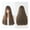 Brown, variant on Synthetic Hair for Girl Cosplay and Daily Use 23" Blonde Wig with Bang for Women Long Straight Blond Wig
