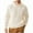 Beige, variant on Men's Waffle Hoodies Solid Color Casual Long Sleeve Hooded Sweatshirts Lightwieght Fall Jackets with Drawstring