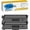 Black*2, variant on TN-258XL TN258XL Toner Cartridge, Compatible for Brother HL-L3240CDW HL-L3280CDW HL-L8240CDW DCP-L3520CDW DCP-L3560CDW MFC-L3755CDW MFC-L3760CDW MFC-L8390CDW Printer