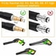 thumbnail image 4 of Replacement Hose for Karcher K2 K3 K4 K5 K6 K7 Pressure Washer High Pressure Cleaning Hose Quick Connector and Quick Release (6m）,, 4 of 5