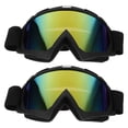 thumbnail image 1 of 2 Pair Dirt Bike Goggles Motorcycle Goggles ATV Goggles Riding Goggles Ski Goggles Windproof Glasses Racing Goggles for Men Women, 1 of 9