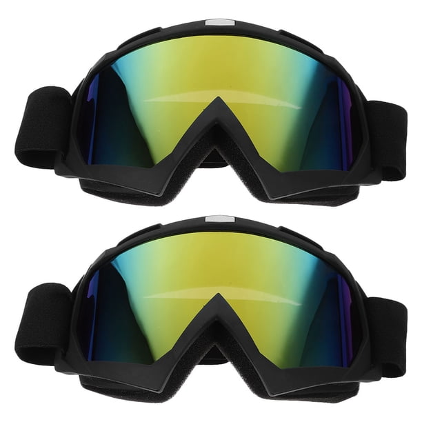 2 pares de gafas para moto de cross, ATV, equipo de motocicleta, accesorios para moto de cross, gafas para hombres y mujeres, protección juvenil