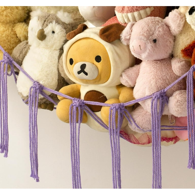 Toy Storage Corner Stuffed Animal Hammock Space Saving Plush Toy