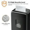 thumbnail image 4 of Bonsaii Paper Shredder C206-H 12-Sheet Cross Cut Paper Shredder with 4-Gallon Pullout Bin, 4 of 8