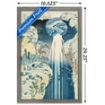 thumbnail image 3 of The Amida Waterfall in the Far Reaches of the Kisokaido Road Wall Poster, 14.725" x 22.375" Framed, 3 of 6