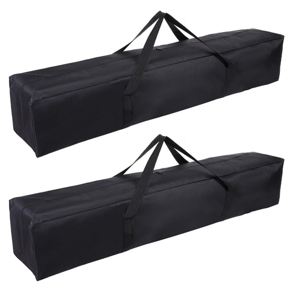 Uxcell Camp Chair Replacement Bag, Camping Folding Chair Bag with Handle Strap, 47 x 8 x 8 Inch for Outdoor (2 Pack, Black)