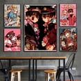 thumbnail image 2 of Póster de lienzo de Hanako-kun, arte de pared, decoración, juego, figura de rol de anime japonés, bondage en el suelo, Hanako-kun, 2 of 5