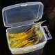thumbnail image 1 of 5 piezas de señuelos de camarones suaves con anzuelo para pesca de lubina en agua salada, 1 of 5