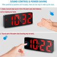 thumbnail image 4 of BallsFHK Digital Alarm Clock LED Clock With Temperature Display Adjustable Brightness, 4 of 5