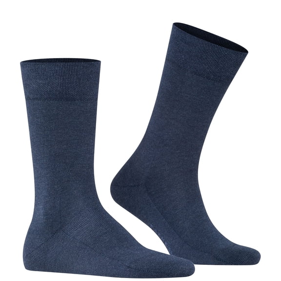 Falke Men's Socks - Sensitive London, Stockings, Uni, Cotton Mix Blue 8.5-11 Uk