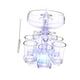 thumbnail image 4 of 6 Dispensadores de vidrio, accesorios para herramientas de bebida, dispensador de líquido transparente para bodas Luz de cepillo de 6 tazas, 4 of 9