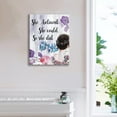 thumbnail image 5 of Inspirational Wall Art for Women Girls - She Believed She Could So She Did Motivational Quotes Framed Canvas Wall Art Print for Office Bedroom Living Room Classroom Wall Decor, 5 of 6