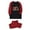 a-Watermelon Red239409, variant on VNKIDY Men Santa Family Matching Pajamas Cozy Holiday Sleepwear Long Sleeve Crewneck Tops Pants Homewear For Men Festive Nightwear Relaxed Fit Pjs