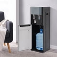 thumbnail image 4 of Bottom Loading Water Cooler Dispenser, Water Dispenser with Heating and Cooling Functions, for Home, Office (Dark Gray), 4 of 17