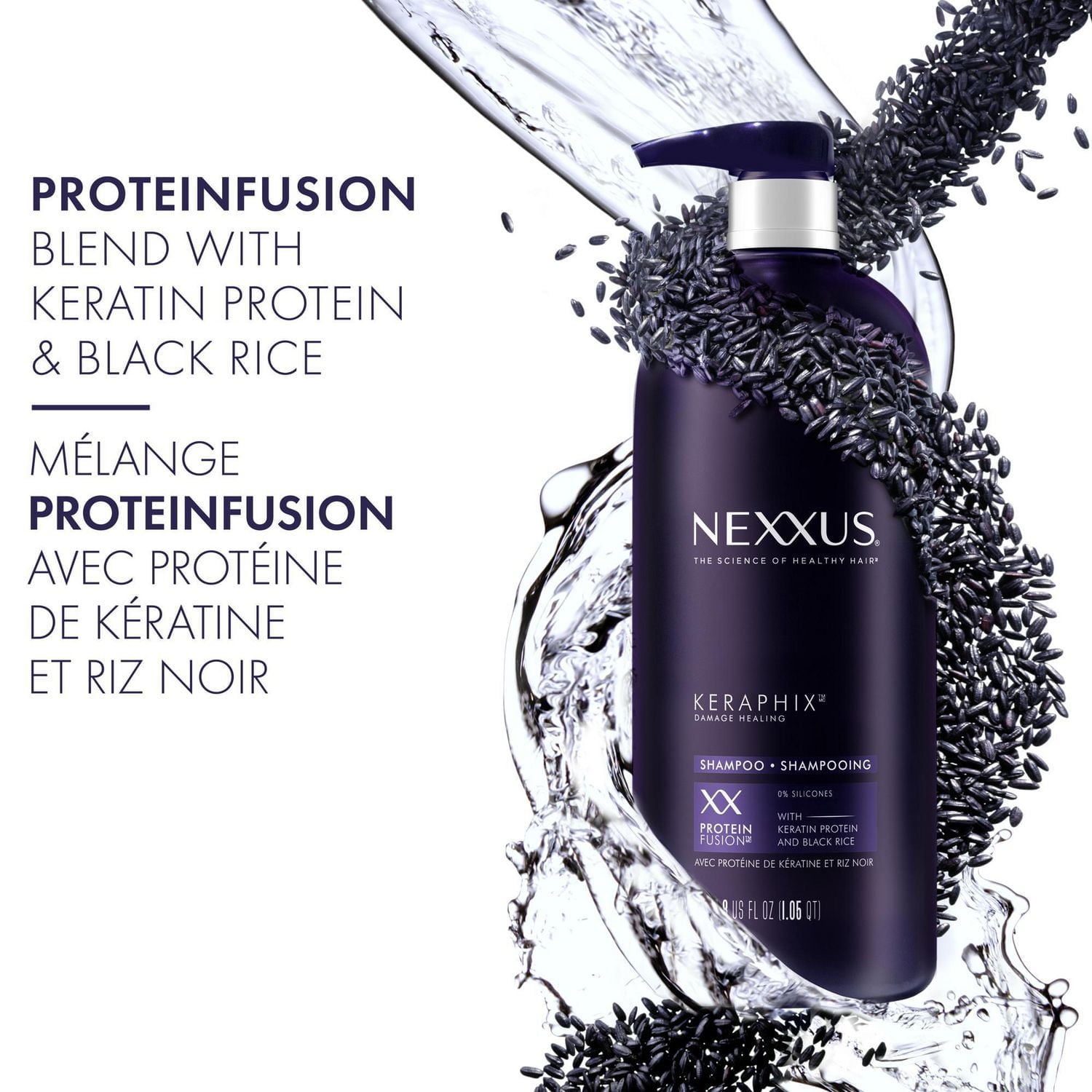 Shampooing Réparateur Nexxus Keraphix avec ProteinFusion