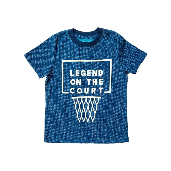 Xersion Boys Blue "Legend On The Court"" T-Shirt Tee Shirt XX-Small 4-5