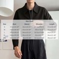 thumbnail image 3 of Ceisia Men Solid Cropped Full Zip Point Collar Long Sleeve Casual Streetwear Jacket Daily Layering Outerwear Gift, 3 of 9