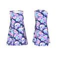 thumbnail image 7 of Uemuo pinkk flower crystal Skull Pattern Women’s Sleeveless Dress – Casual Summer A-Line Dress, Stylish and Comfortable Sundress for Hot Weather, 7 of 7
