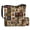 Fall Patchwork Pumpkin Pattern, variant on FUIALDOLG Wear-resistant Bucket Bag Tote Purse for Business Travel, Halloween Cat Pumpkin Print Waterproof Bucket Bags Leather Bucket Bag Tote Purse Set