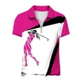 thumbnail image 5 of Womens Golf Polo Shirts Half Zipper Collared Short Sleeve T Shirt Lightweight Moisture Wicking Polo Casual Outfits Going Out Tops 2026 Summer Beach Vacation Outfits, 5 of 5