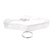 thumbnail image 5 of Gargantilla de encaje de moda con colgante de babero vintage de esqueleto grueso, joyería de moda plata, 5 of 5