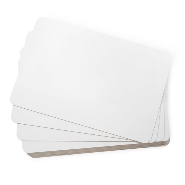 Pizarras de borrado en seco School Smart, 30 unidades, 12 x 18 pulgadas