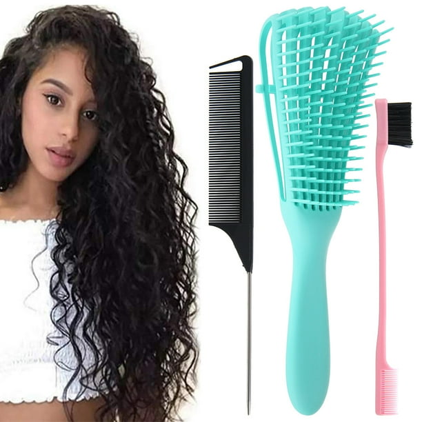 ZTOO 3 Piece Knotted Brush Set Scalp Massage Comb Hair Brush Women Detangle Hairbrush Anti-tie Knot Comb ZTOO 3 Piece Knotted Brush Set Scalp Massage Comb Hair Brush Women Detangle Hairbrush Anti-tie Knot Comb