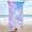 Multi-color, variant on AISENIN Personalized Mermaid Beach Towels for Kids Girls with Name Microfiber Customized Monogrammed Beach Towels for Beach Pool Travel Camping