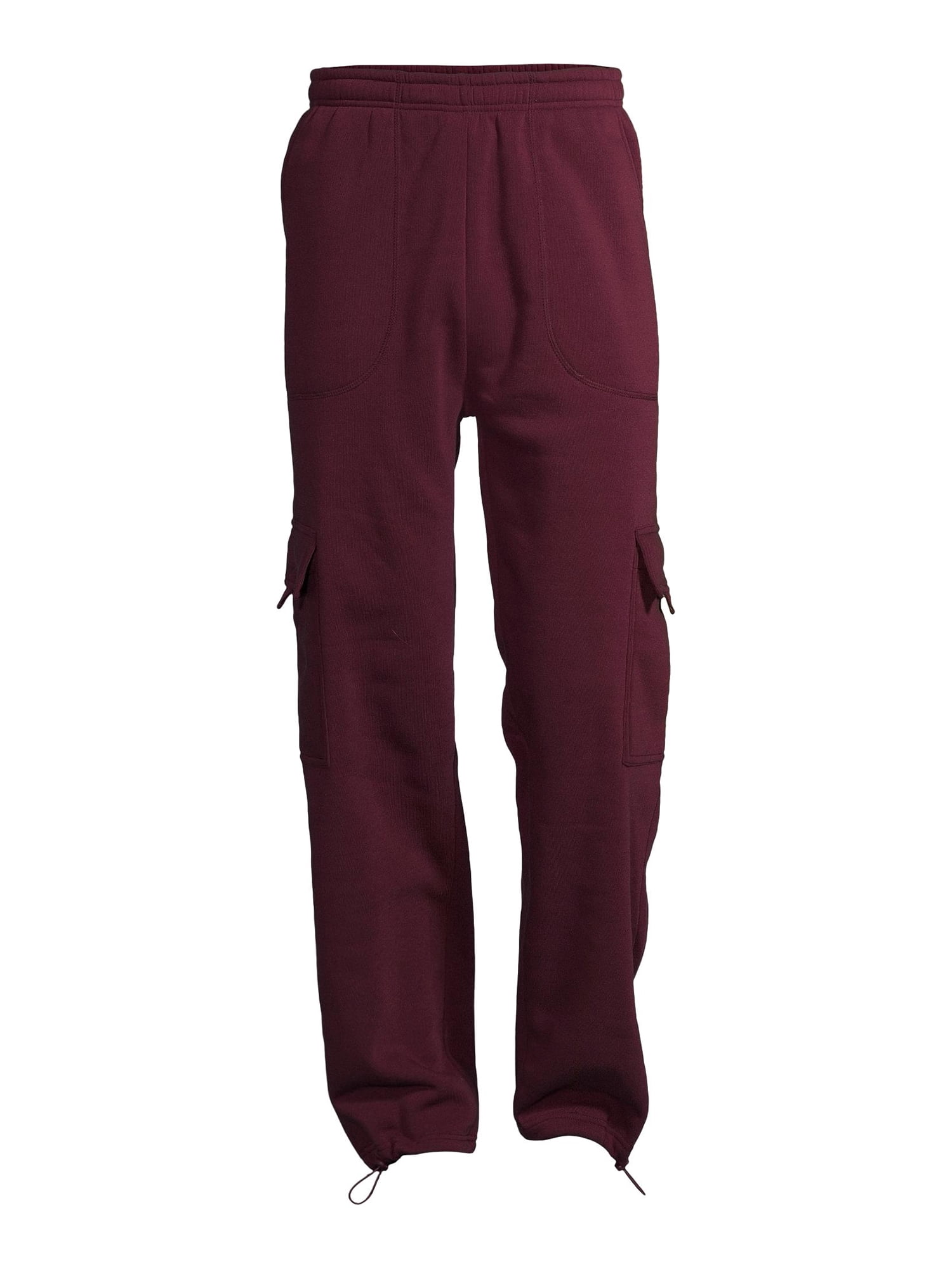 Climate Concepts Men's and Big Men's Fleece Cargo Pocket Sweatpants, Sizes S-5XL
