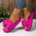 thumbnail image 6 of Hot Pink Women Chic Versatile Thick-Soled Decoration Open-Toe Footwear Breathable For Spring Summer Beach Wear Lightweight, 6 of 6
