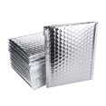 thumbnail image 1 of Bolsas de burbujas impermeables para mensajería, con película aluminizada, 18 x 23 + 4 cm (50 unidades), sobres acolchados con burbujas, forrados, de polietileno, autosellados y aluminizados (50, 1 of 2